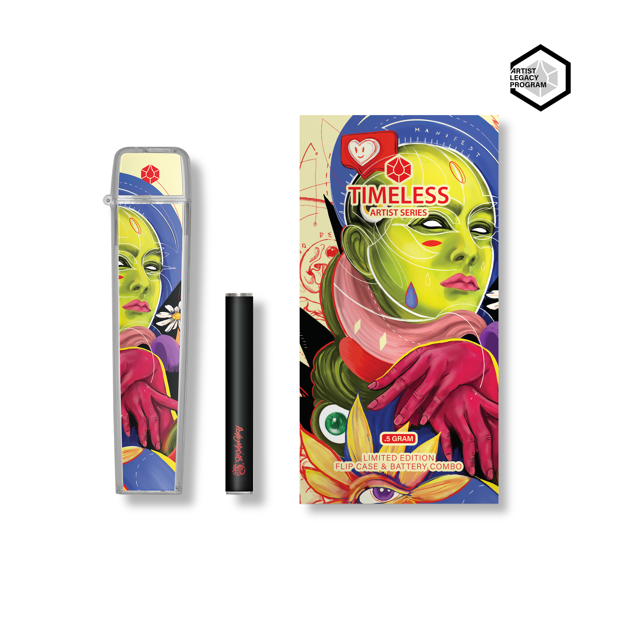 Timeless Artist Series Limited Edition Flip Case & Battery Combo